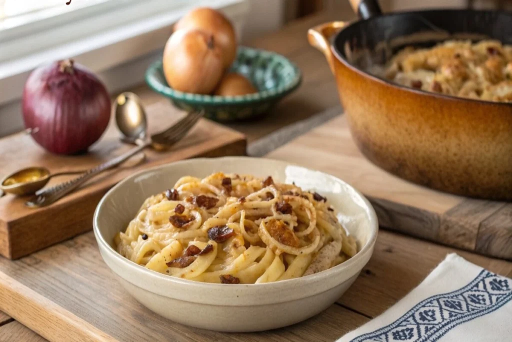 French Onion Pasta