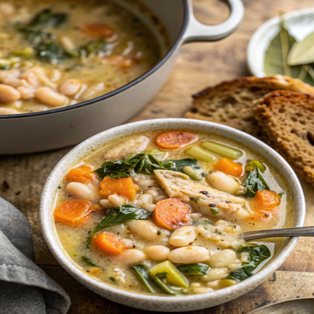High Protein White Bean Soup