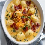Bacon Cheddar Gnocchi Soup