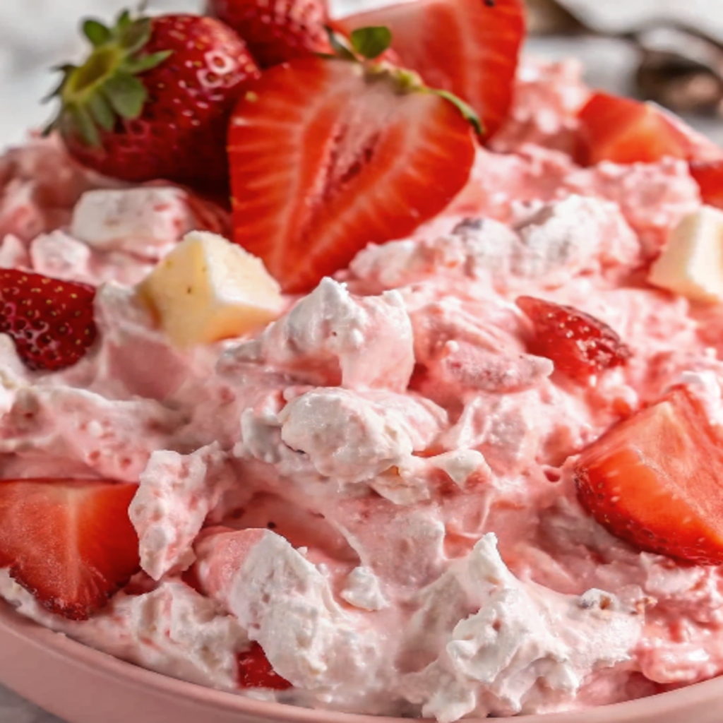 Strawberry fluff salad